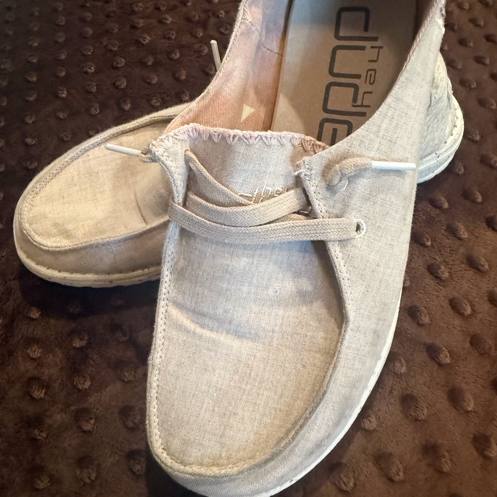 Hey Dude Casual Tan Shoes women’s